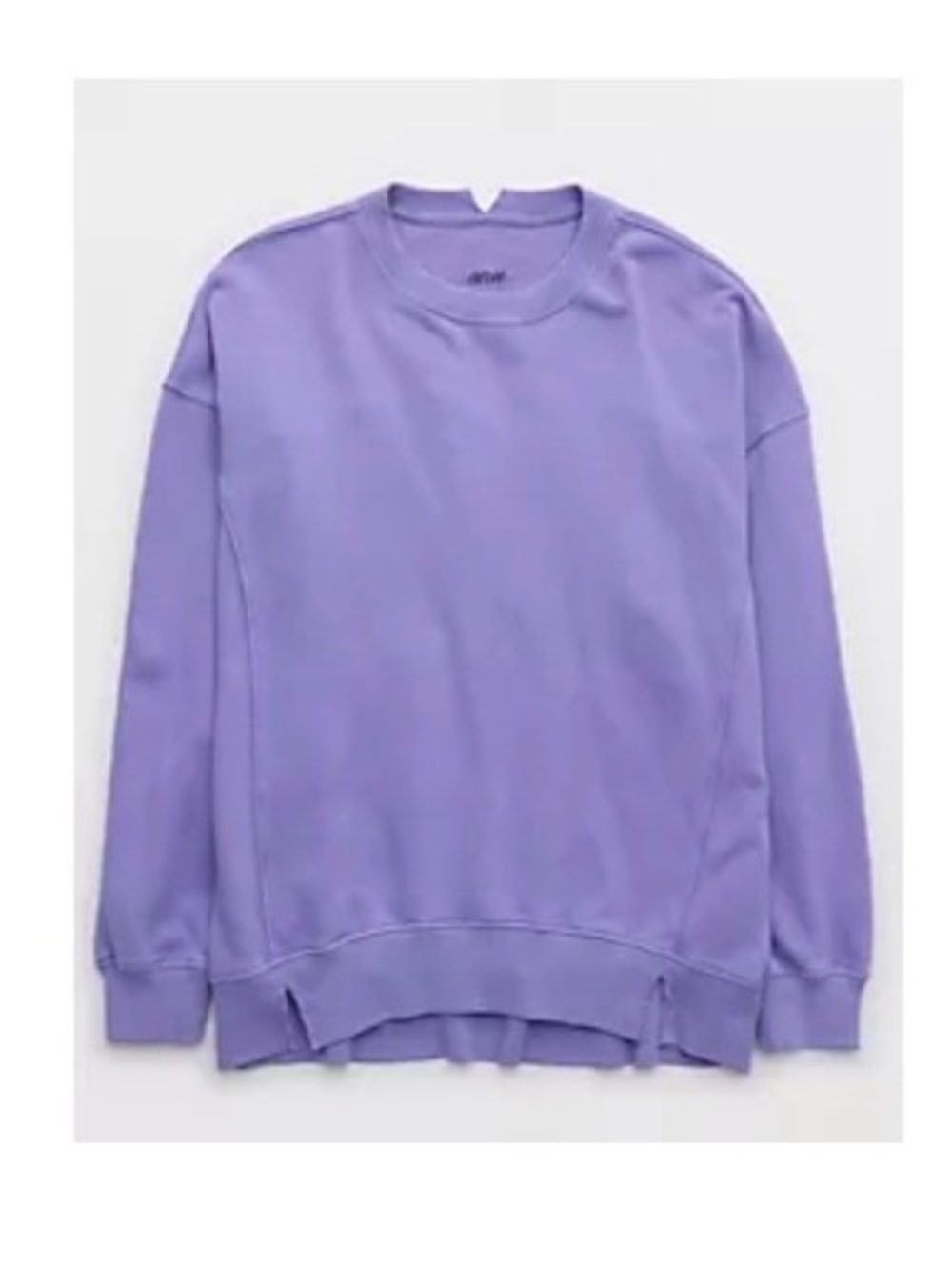 aerie Light Purple Pullover Sweatshirt